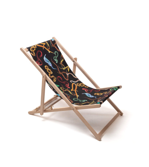 Außenrasur"Sdraio Pieghevole Snakes"im Holz:SELETTI | BHOME by Arredi Barbàra