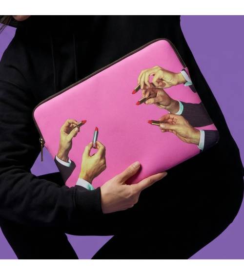 Borsa "Custodia da Laptop Lipsticks Pink" | BHOME by Arredi Barbàra