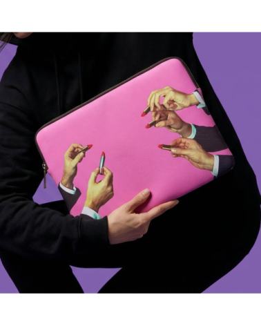 Borsa "Custodia da Laptop Lipsticks Pink" | BHOME by Arredi Barbàra