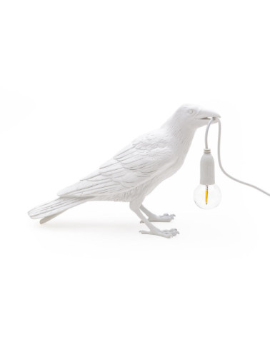 Lampadina "Bird Lamp Bianco Waiting" | BHOME by Arredi Barbàra