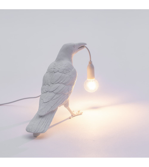Lampadina "Bird Lamp Bianco Waiting" | BHOME by Arredi Barbàra