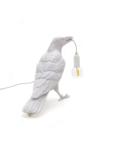 Lampadina "Bird Lamp Bianco Waiting" | BHOME by Arredi Barbàra