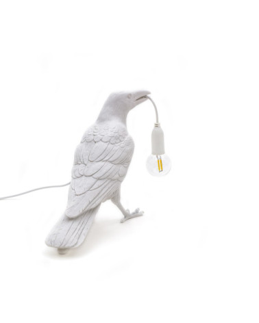 Lampadina "Bird Lamp Bianco Waiting" | BHOME by Arredi Barbàra