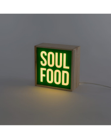 Lampada da tavolo "Lighthink Box Change your Mind / Love / Soul Food" | BHOME by Arredi Barbàra