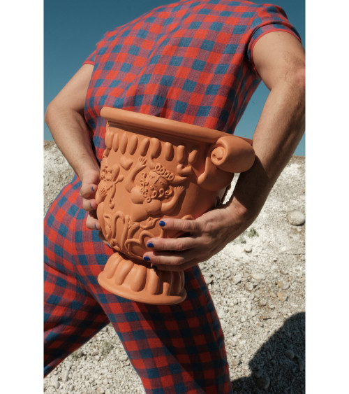 Vaso "Coppa in terracotta della Magna Grecia" | BHOME by Arredi Barbàra