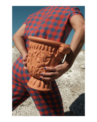 Vaso "Coppa in terracotta della Magna Grecia" | BHOME by Arredi Barbàra