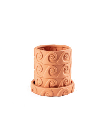 Vaso "Magna Graecia Vaso in Terracotta Onda" | BHOME by Arredi Barbàra