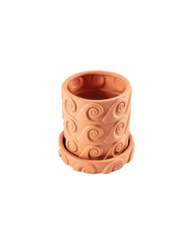 Vaso "Magna Graecia Vaso in Terracotta Onda" | BHOME by Arredi Barbàra