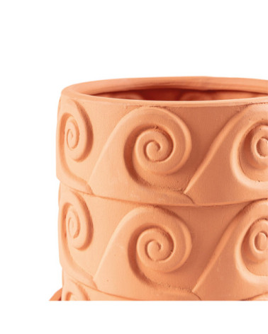 Vaso "Magna Graecia Vaso in Terracotta Onda" | BHOME by Arredi Barbàra
