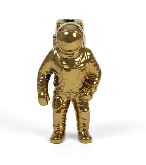 Vase"Cosmic Diner Starman Vaso Oro" H.cm 28 –SELETTI | BHOME by Arredi Barbàra