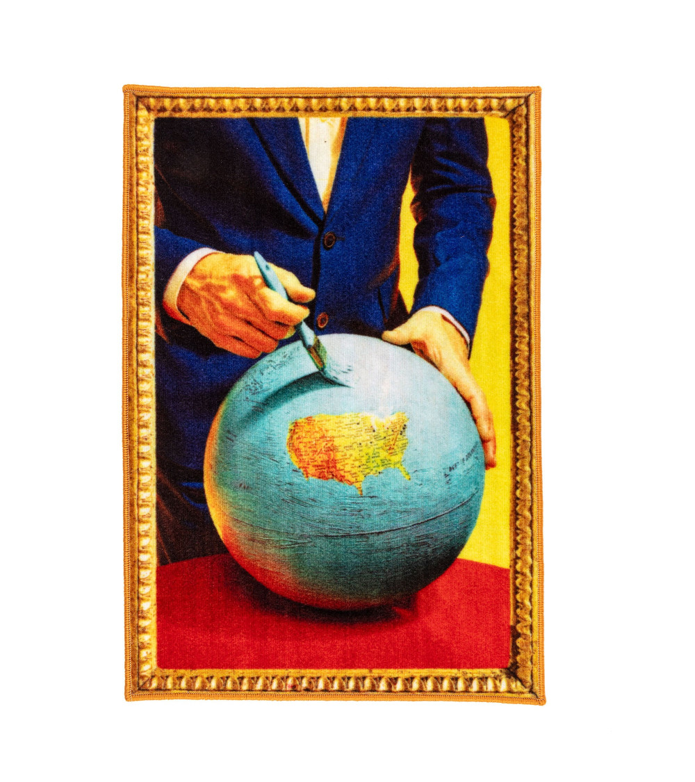 Tapis"Globe"plastique recyclé –SELETTI | BHOME by Arredi Barbàra