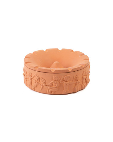 Cendrier"Magna Graecia Posacenere in Terracotta Dialogues"15 x h. 5,5 –SELETTI | BHOME by Arredi Barbàra