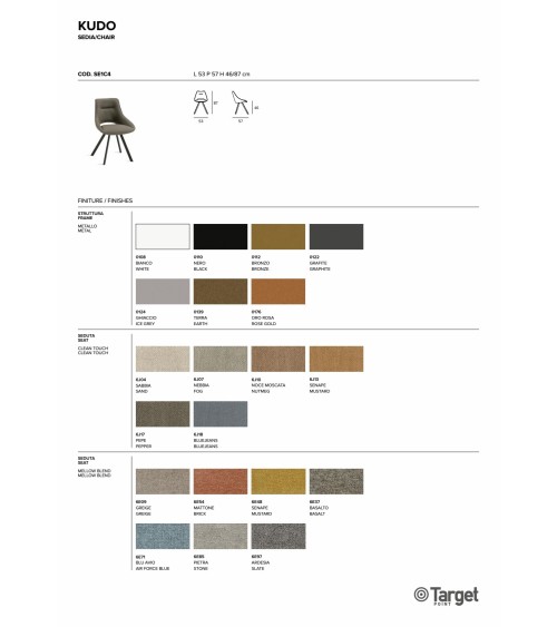 Silla Kudo – Target Point | Bhome by Arredi Barbàra