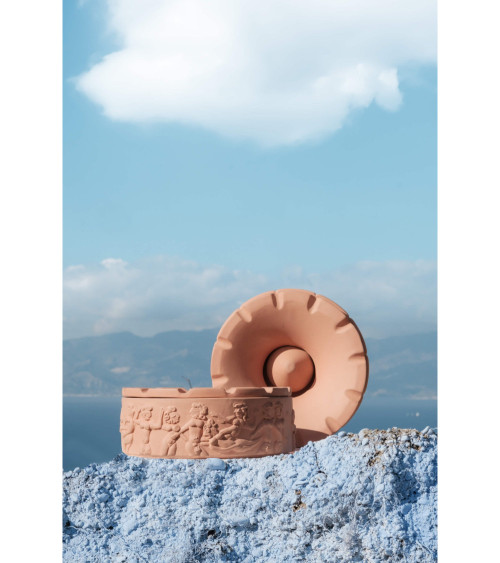 Cendrier"Magna Graecia Posacenere in Terracotta Dialogues"15 x h. 5,5 –SELETTI | BHOME by Arredi Barbàra