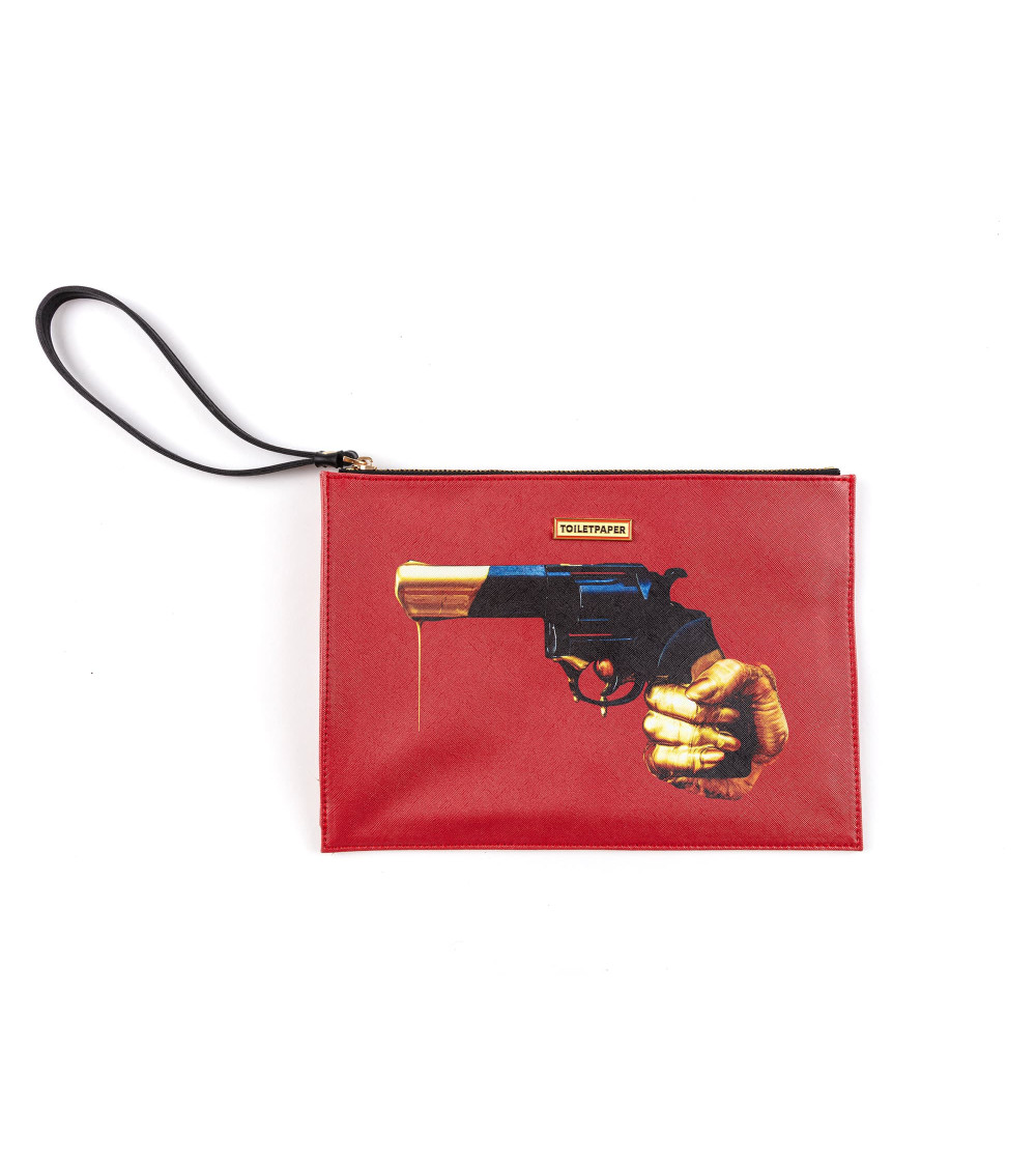 Revolver de poche"Pochette Revolver"28 x 20 x 3 cm –SELETTI | BHOME by Arredi Barbàra