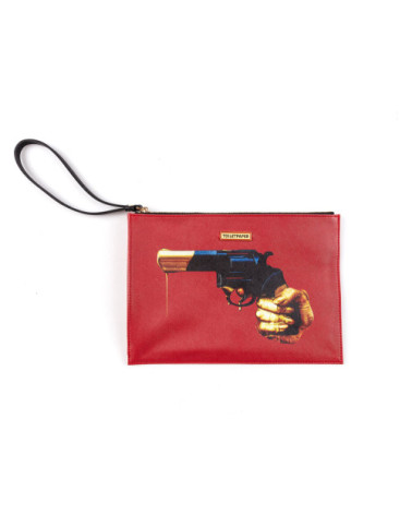 Revolver de poche"Pochette Revolver"28 x 20 x 3 cm –SELETTI | BHOME by Arredi Barbàra