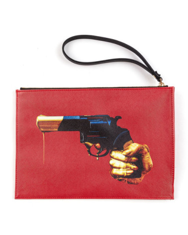 Revolver de poche"Pochette Revolver"28 x 20 x 3 cm –SELETTI | BHOME by Arredi Barbàra