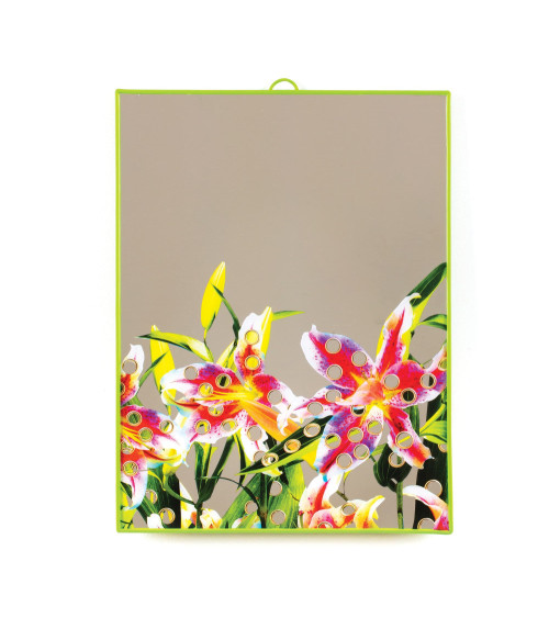 Spiegel"Flowers with Holes"cm 30 x 40 –SELETTI | BHOME by Arredi Barbàra