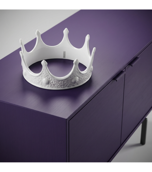 Dekorative Skulptur"Memorabilia My Crown"Cm. ø 18,5 h. 7,5 in Papier –SELETTI | BHOME by Arredi Barbàra