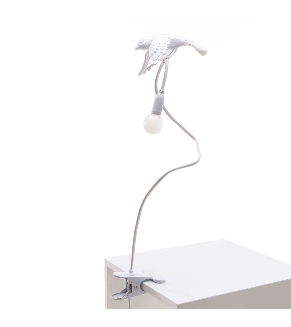 Lampada da tavolo "Sparrow con morsetto - Taking Off" | BHOME by Arredi Barbàra