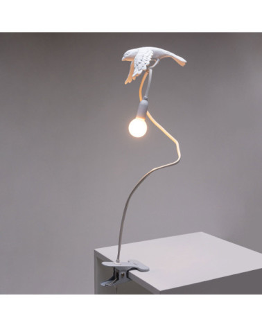 Lampada da tavolo "Sparrow con morsetto - Taking Off" | BHOME by Arredi Barbàra