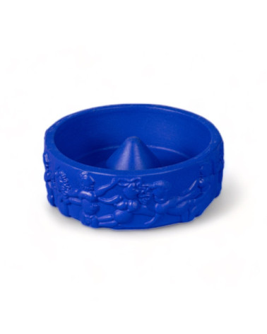 Asche"Posacenere in Terracotta Dialogues Blu"22 h 8 cmI 3,35" x 8,27"x 8,27 –SELETTI | BHOME by Arredi Barbàra