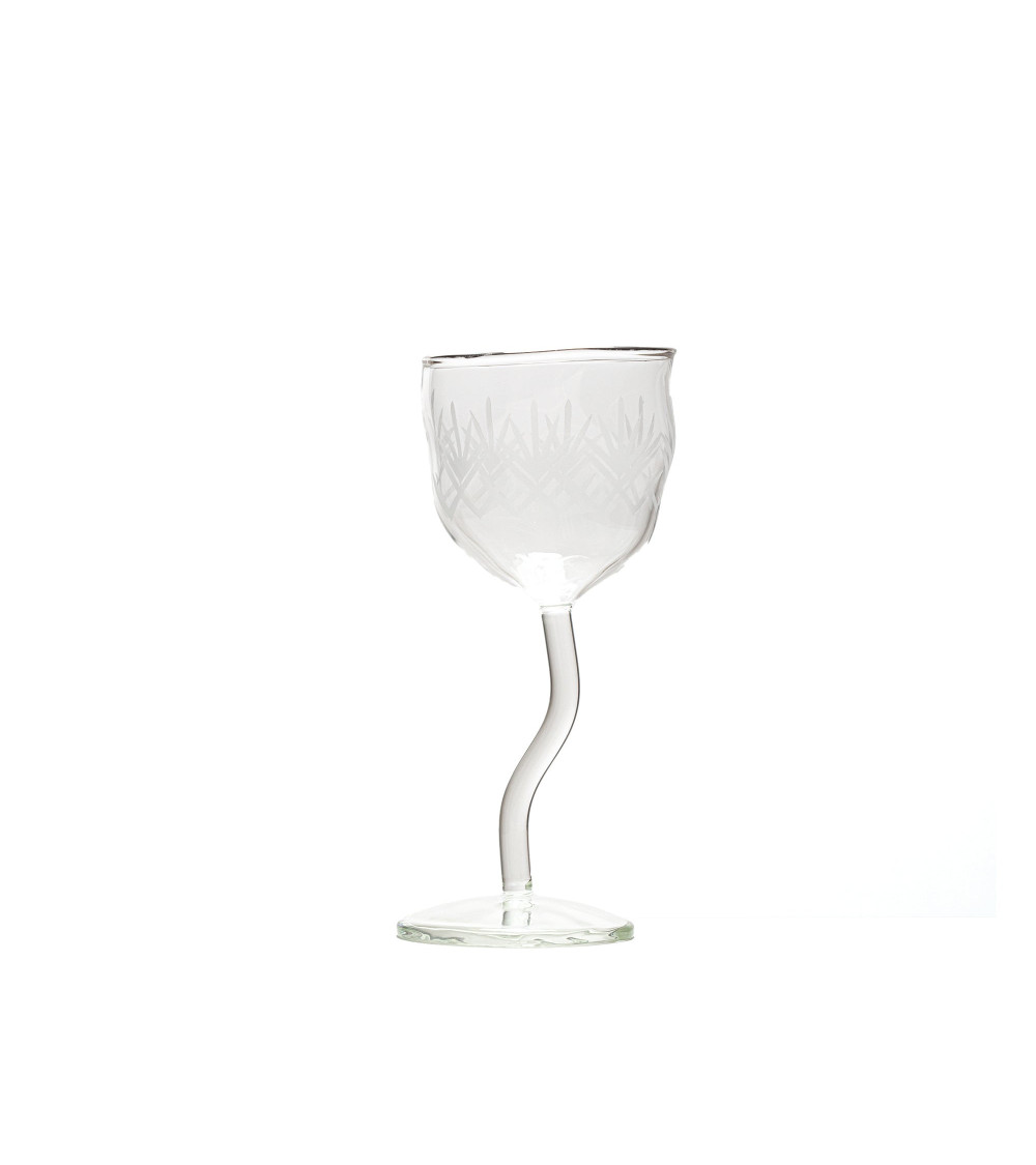"Classics on Acid - Bicchiere da Vino Tree"ø cm 8,5 x h.19,5 –SELETTI | BHOME by Arredi Barbàra
