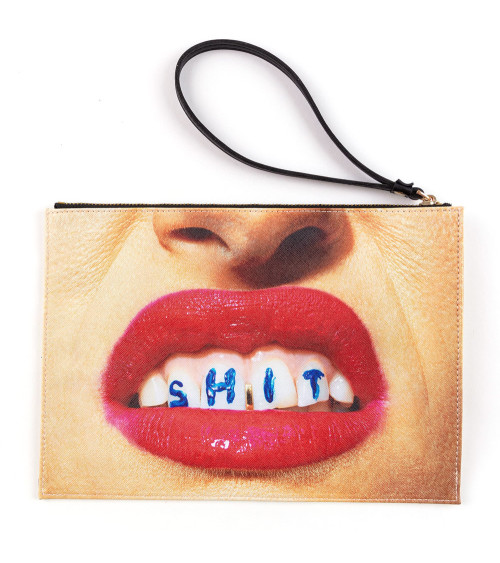 Shit potato"Pochette Shit"28 x 20 x 3 cm –SELETTI | BHOME by Arredi Barbàra