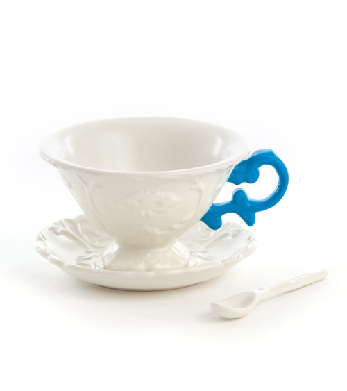 "I-WARES I-Tea Blu"Porzellan —SELETTI | BHOME by Arredi Barbàra