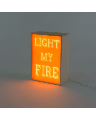 Lampada da tavolo "Lighthink Box Light my Fire / I have a dream / Happynest" | BHOME by Arredi Barbàra