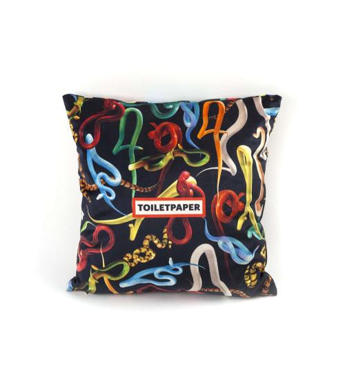 Lager"Snakes con Imbottitura in Poliestere 50x50"cm 50 x 50 –SELETTI | BHOME by Arredi Barbàra