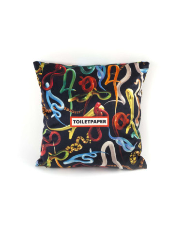 Lager"Snakes con Imbottitura in Poliestere 50x50"cm 50 x 50 –SELETTI | BHOME by Arredi Barbàra