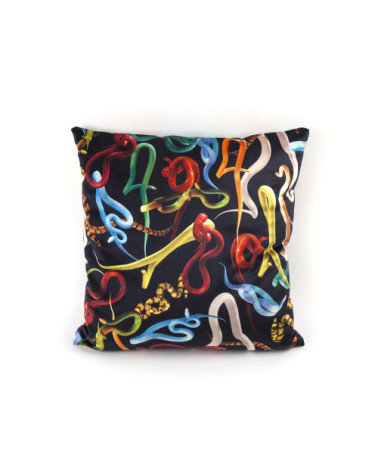 Lager"Snakes con Imbottitura in Poliestere 50x50"cm 50 x 50 –SELETTI | BHOME by Arredi Barbàra