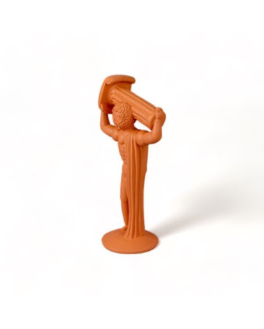 Dekorative Skulptur"Ercole in terracotta di Magna Grecia"cm. 20x13 h. 40 –SELETTI | BHOME by Arredi Barbàra