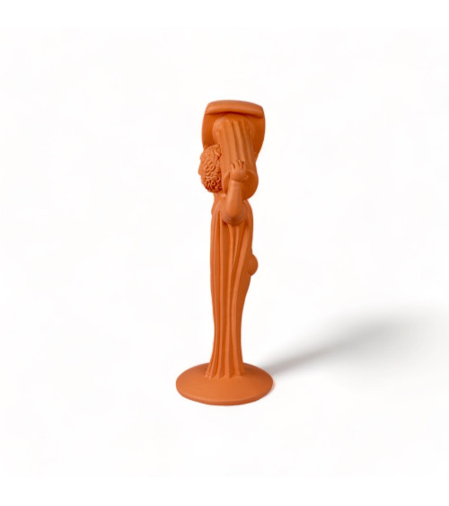 Dekorative Skulptur"Ercole in terracotta di Magna Grecia"cm. 20x13 h. 40 –SELETTI | BHOME by Arredi Barbàra