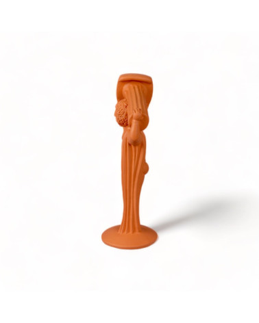 Dekorative Skulptur"Ercole in terracotta di Magna Grecia"cm. 20x13 h. 40 –SELETTI | BHOME by Arredi Barbàra