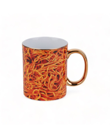 Mug"di Porcellana Spaghetti"en porcelaine –SELETTI | BHOME by Arredi Barbàra