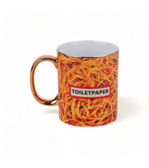 Mug"di Porcellana Spaghetti"en porcelaine –SELETTI | BHOME by Arredi Barbàra