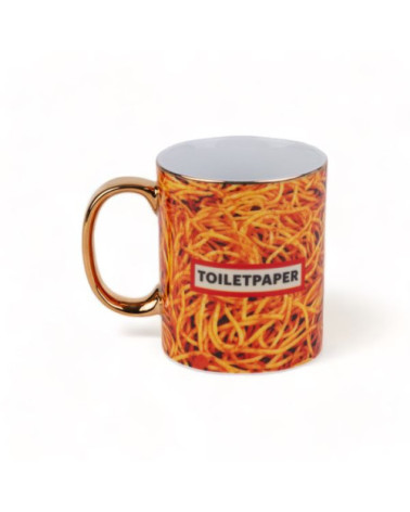 Mug"di Porcellana Spaghetti"en porcelaine –SELETTI | BHOME by Arredi Barbàra