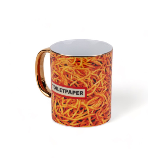 Mug"di Porcellana Spaghetti"en porcelaine –SELETTI | BHOME by Arredi Barbàra