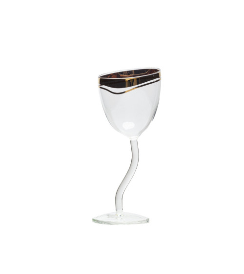 "Classics on Acid - Bicchiere da Vino Regal"ø cm 8,5 x h.19,5 –SELETTI | BHOME by Arredi Barbàra