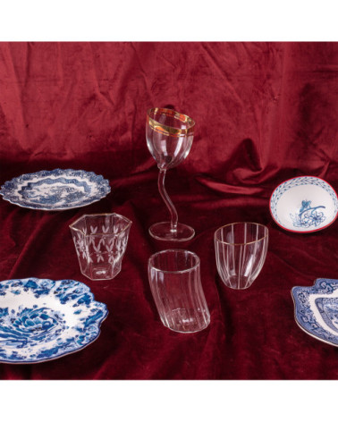 "Classics on Acid - Bicchiere da Vino Regal"ø cm 8,5 x h.19,5 –SELETTI | BHOME by Arredi Barbàra
