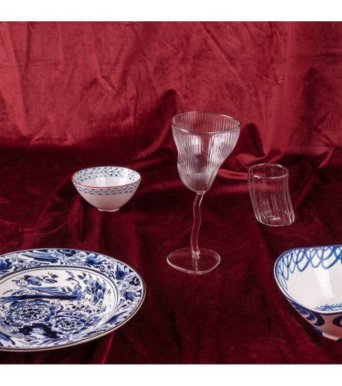 "Classics on Acid - Bicchiere da Vino Regal"ø cm 8,5 x h.19,5 –SELETTI | BHOME by Arredi Barbàra