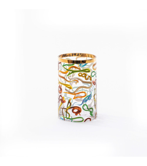 Vase"Piccolo Snakes"en verre –SELETTI | BHOME by Arredi Barbàra
