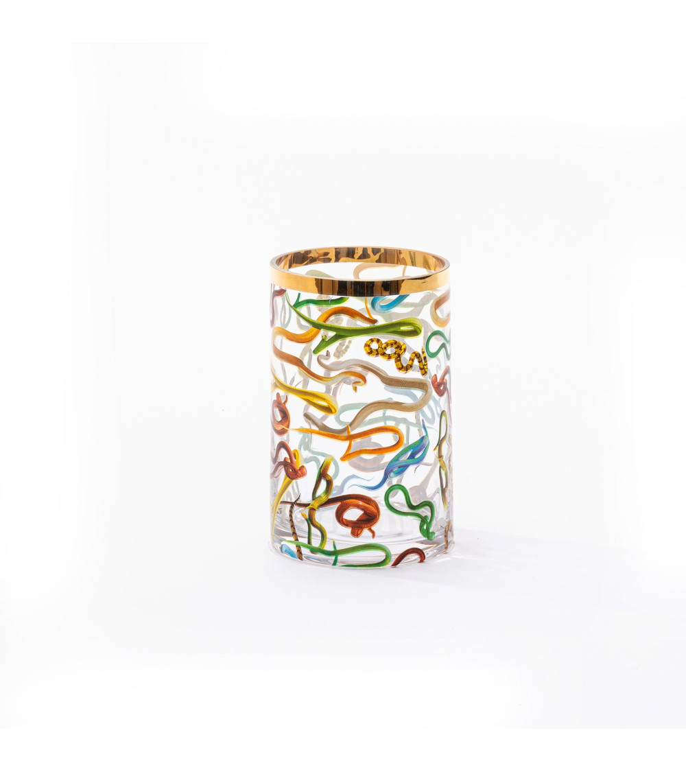 Vase"Piccolo Snakes"en verre –SELETTI | BHOME by Arredi Barbàra