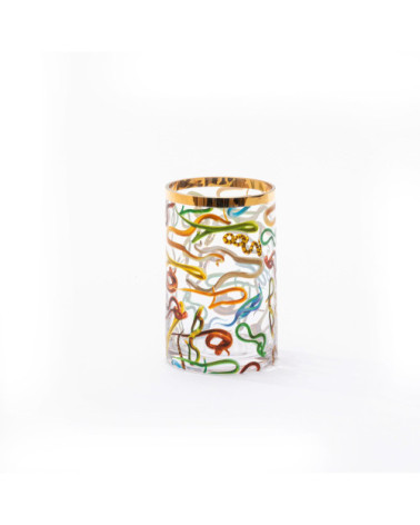 Vase"Piccolo Snakes"en verre –SELETTI | BHOME by Arredi Barbàra