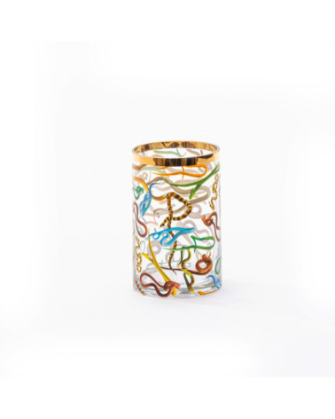 Vase"Piccolo Snakes"en verre –SELETTI | BHOME by Arredi Barbàra