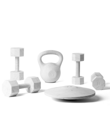 Ensemble de 2"Set da 2 Manubri in Marmo Lvdis KG. 3"en marbre –SELETTI | BHOME by Arredi Barbàra