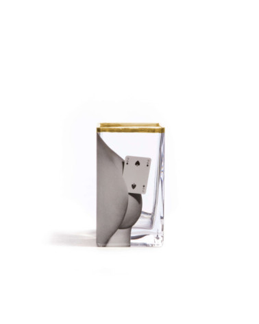 Vase"Two of Spades"in Glas:SELETTI | BHOME by Arredi Barbàra