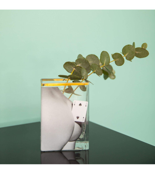 Vase"Two of Spades"in Glas:SELETTI | BHOME by Arredi Barbàra